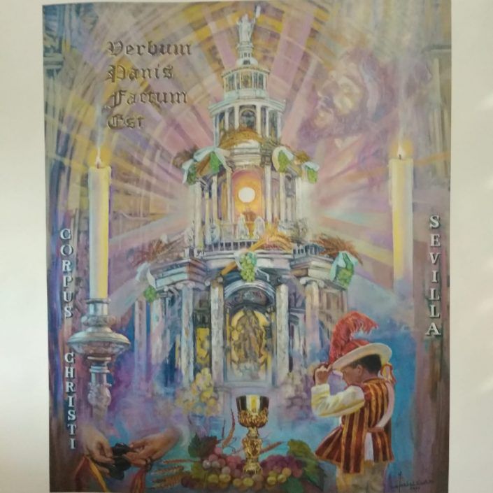 Presentacion del cartel del Corpus Christi de Sevilla 2022