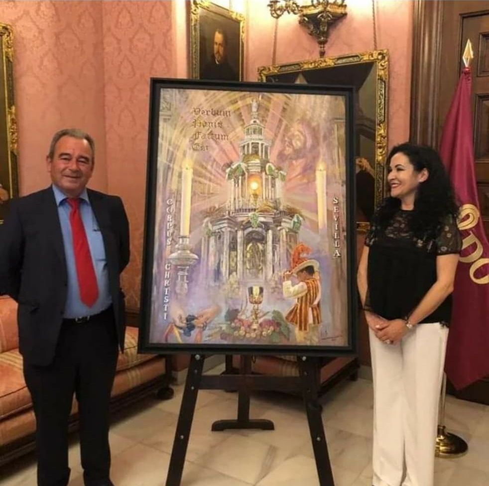 Presentacion del cartel del Corpus Christi de Sevilla 2022